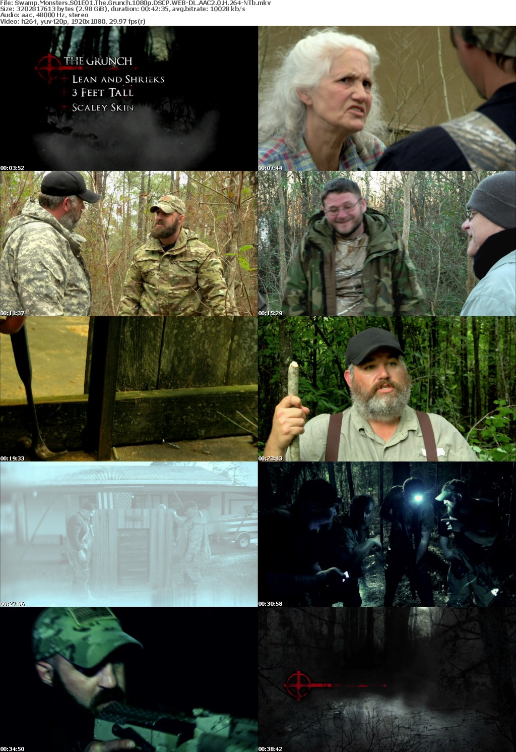 Swamp Monsters S01E01 The Grunch 1080p DSCP WEB-DL AAC2 0 H 264-NTb