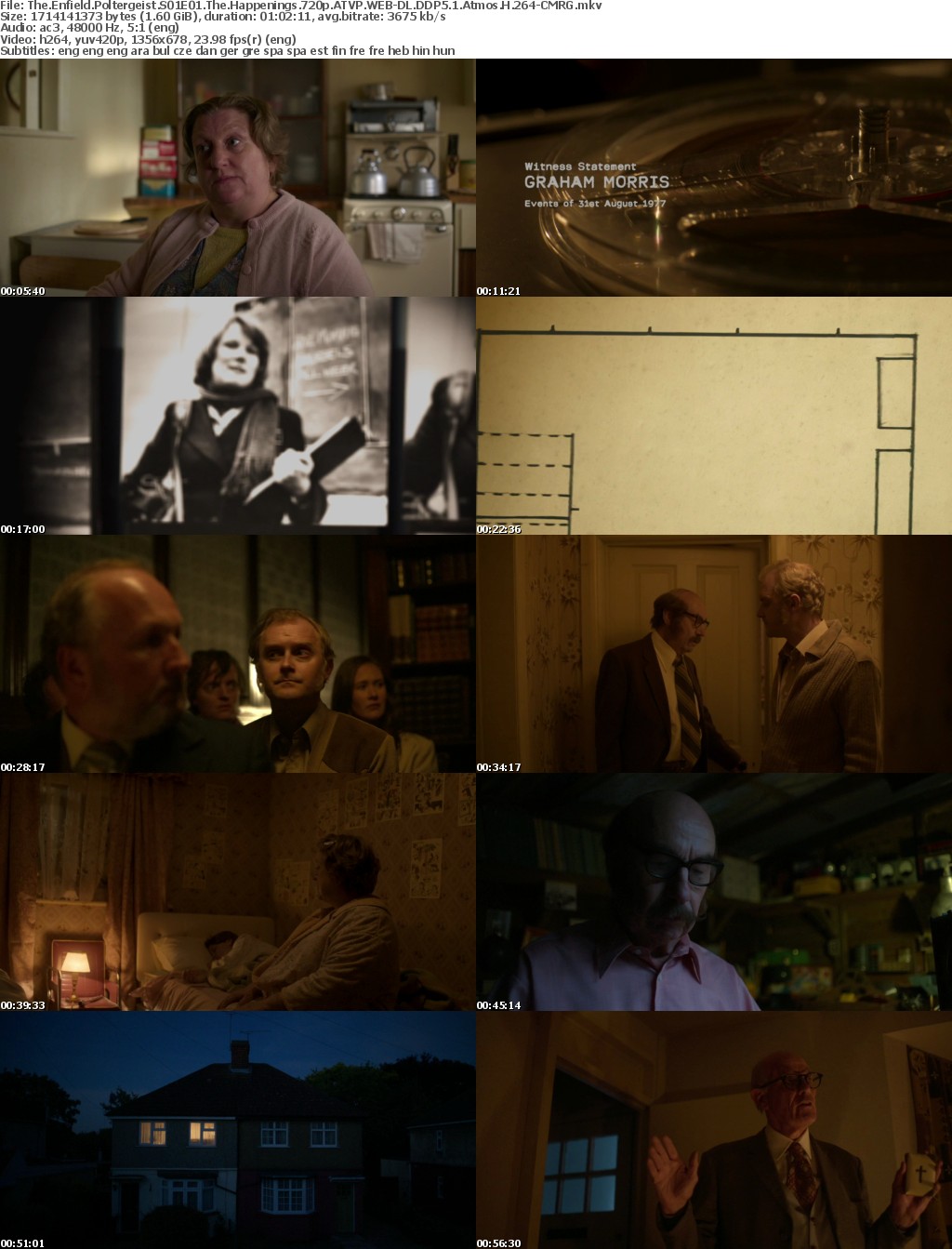 The Enfield Poltergeist S01E01 The Happenings 720p ATVP WEB-DL DDP5 1 Atmos H 264-CMRG