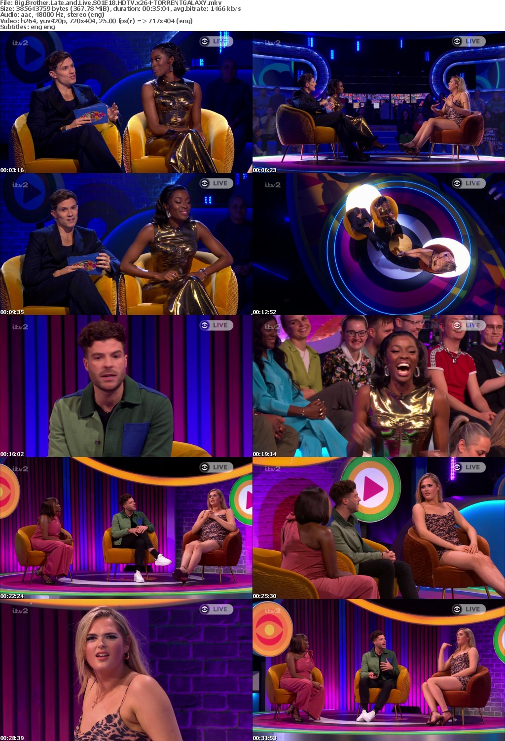 Big Brother Late and Live S01E18 HDTV x264-GALAXY