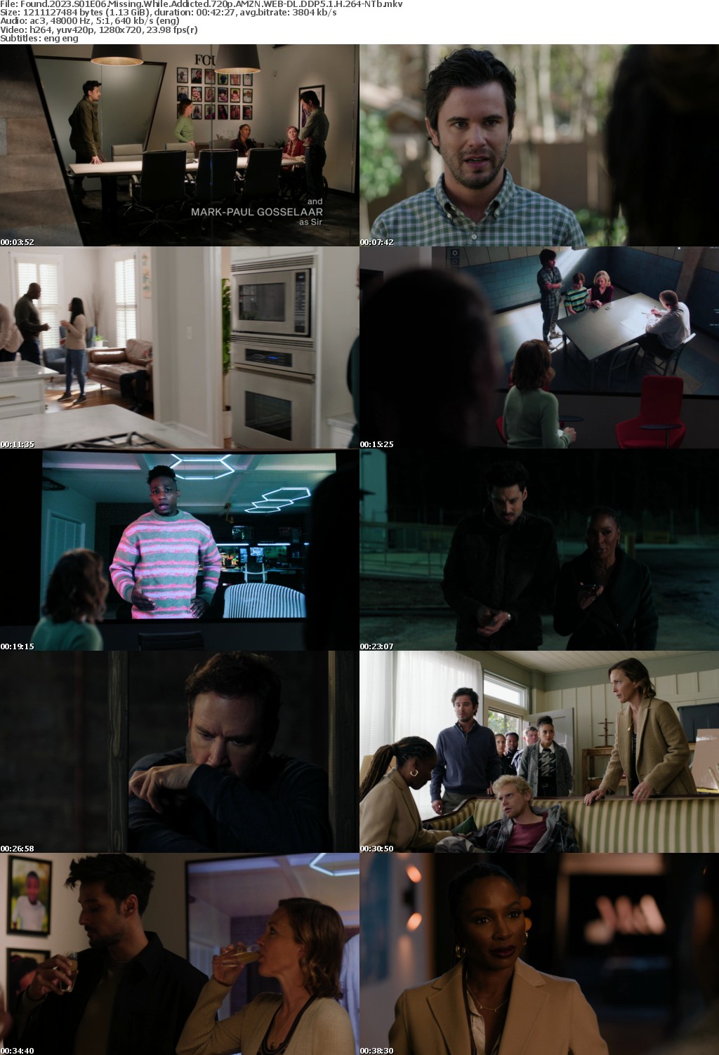Found 2023 S01E06 Missing While Addicted 720p AMZN WEB-DL DDP5 1 H 264-NTb