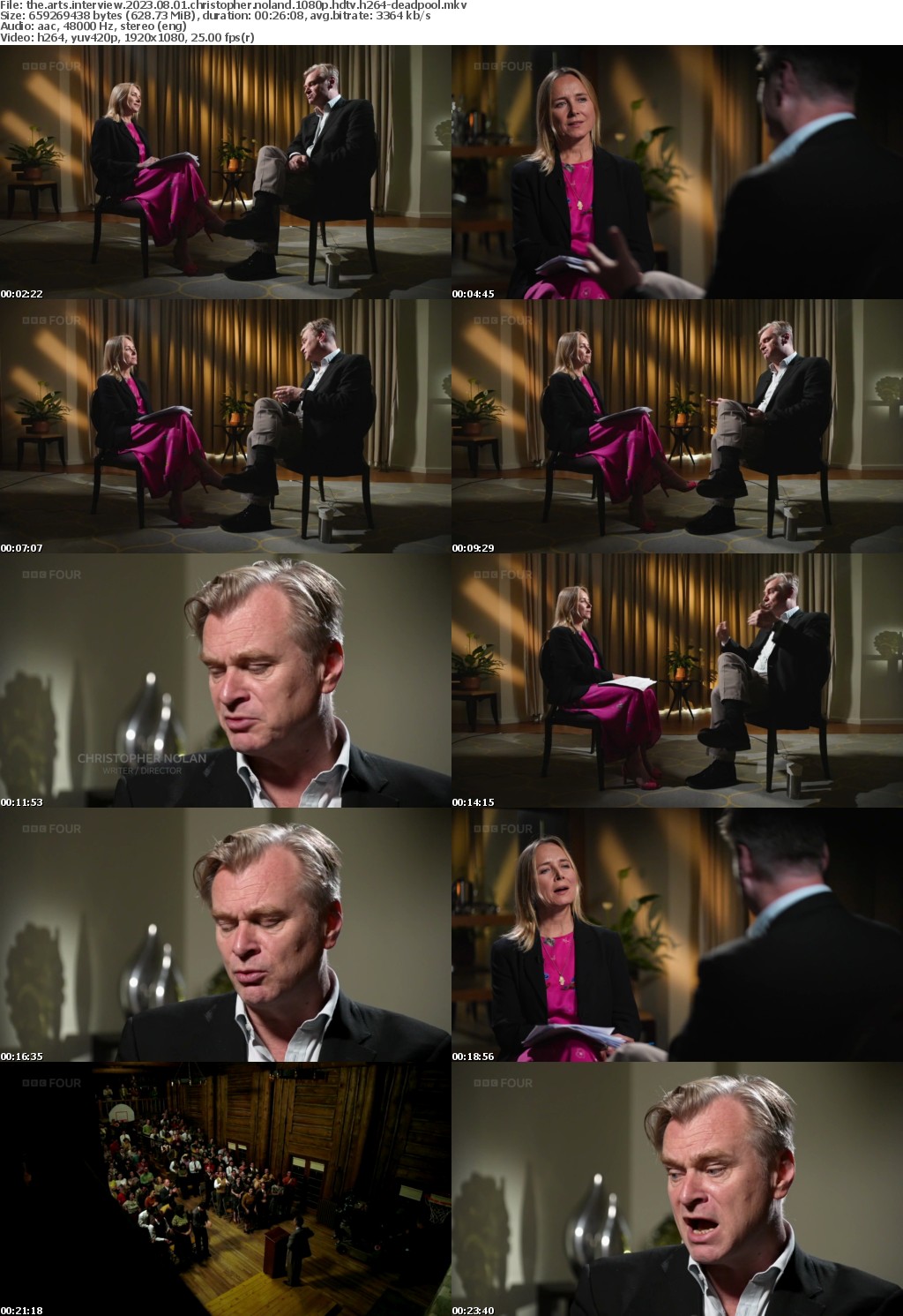 The Arts Interview 2023 08 01 Christopher Noland 1080p HDTV H264-DEADPOOL