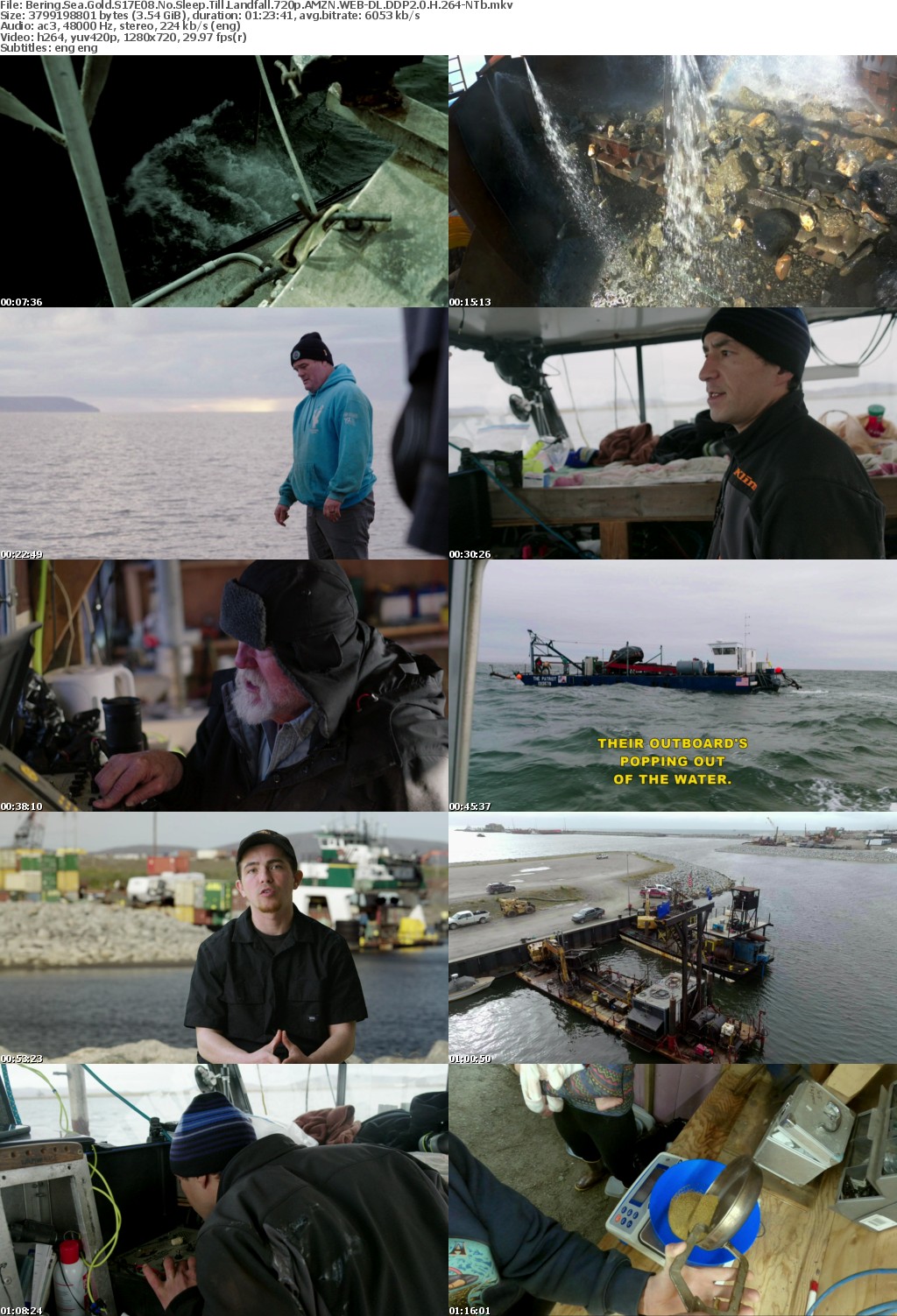 Bering Sea Gold S17E08 No Sleep Till Landfall 720p AMZN WEB-DL DDP2 0 H 264-NTb