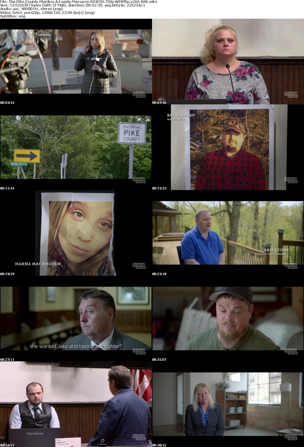 The Pike County Murders A Family Massacre S01E03 720p WEBRip x264-BAE