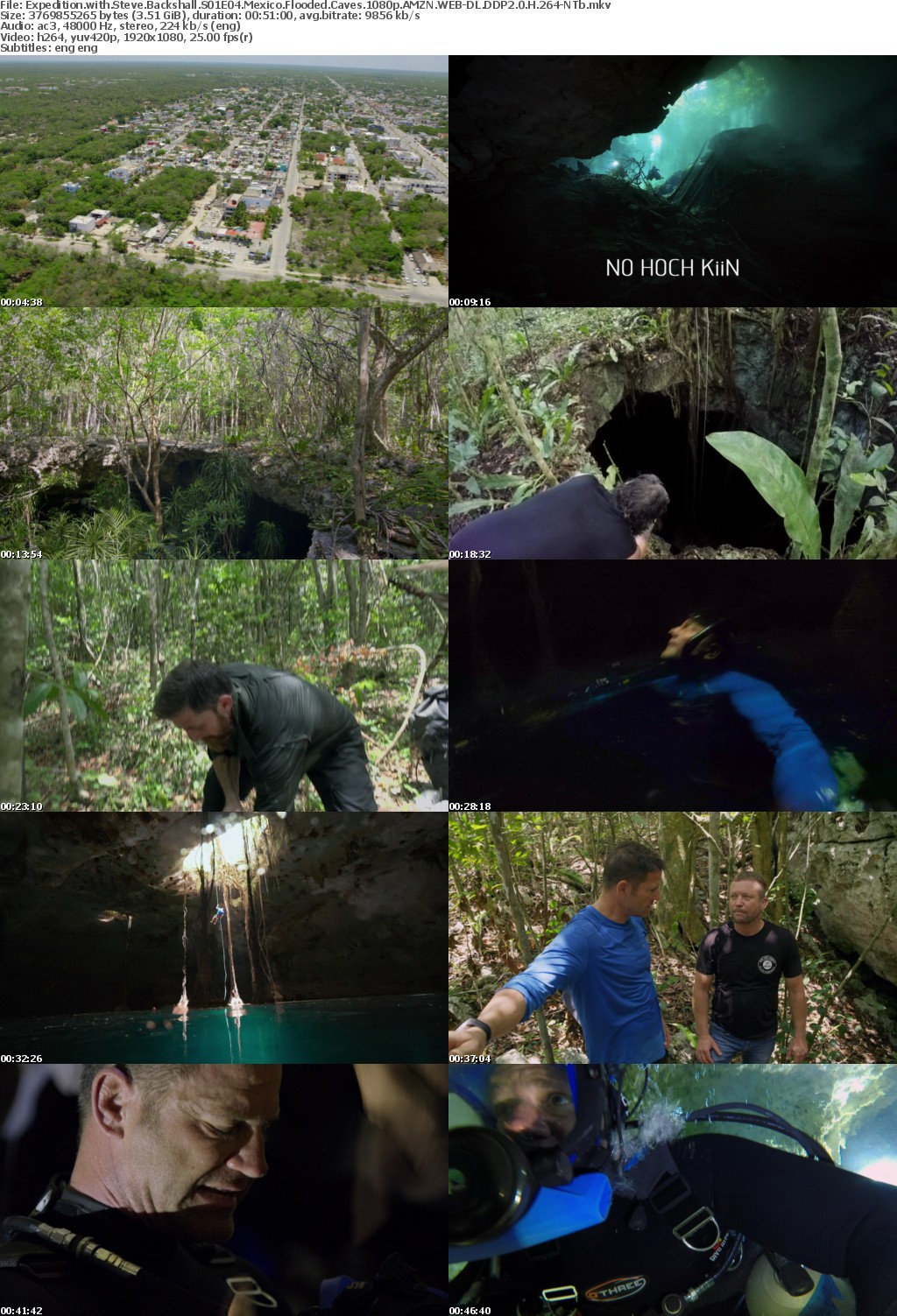Expedition with Steve Backshall S01E04 Mexico Flooded Caves 1080p AMZN WEB-DL DDP2 0 H 264-NTb