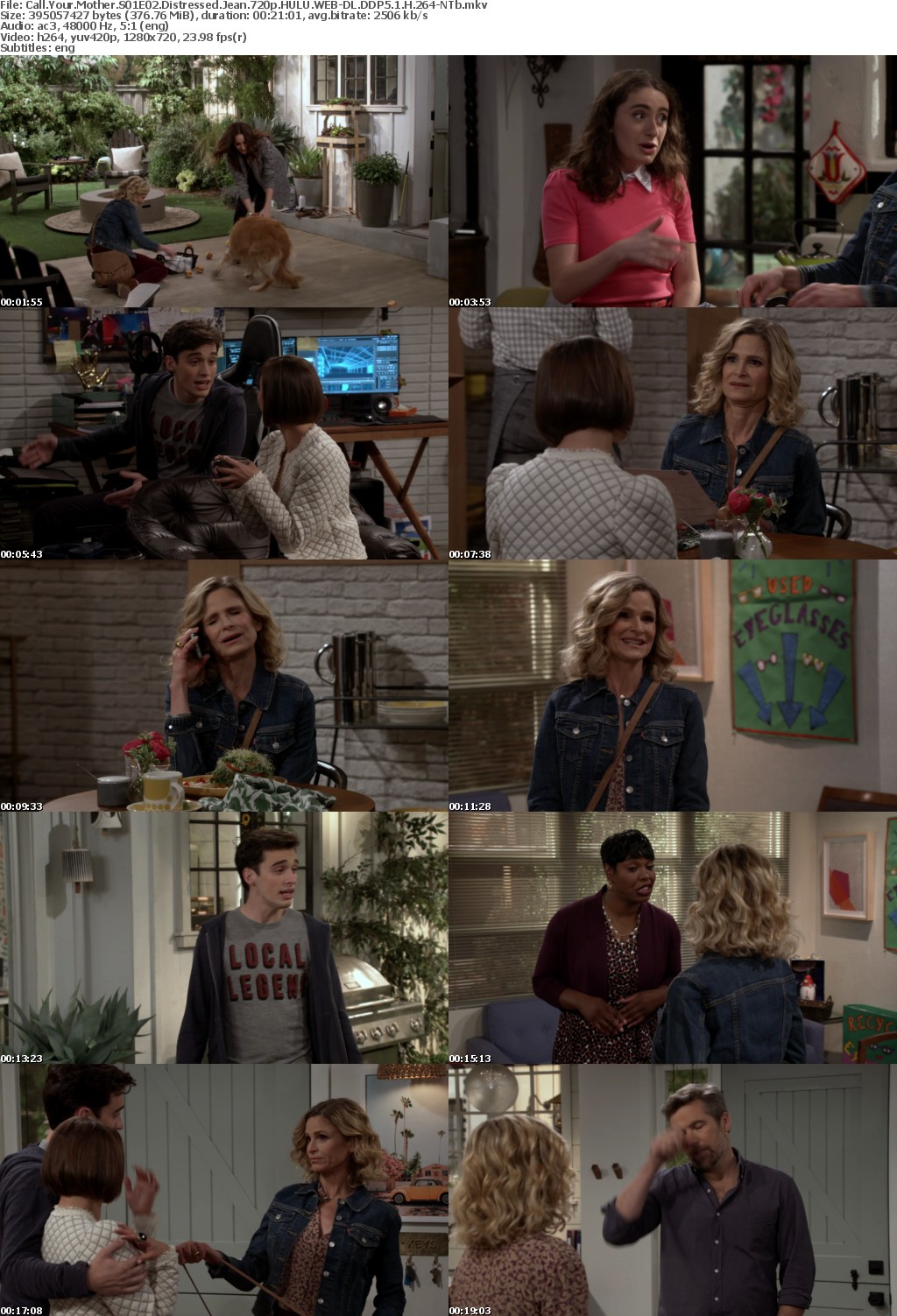 Call Your Mother S01E02 Distressed Jean 720p HULU WEB-DL DDP5 1 H 264-NTb