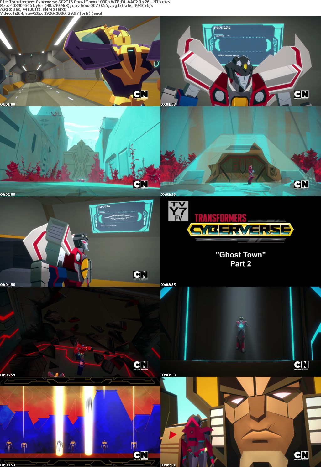 Transformers Cyberverse S02E16 Ghost Town 1080p WEB-DL AAC2 0 x264-NTb