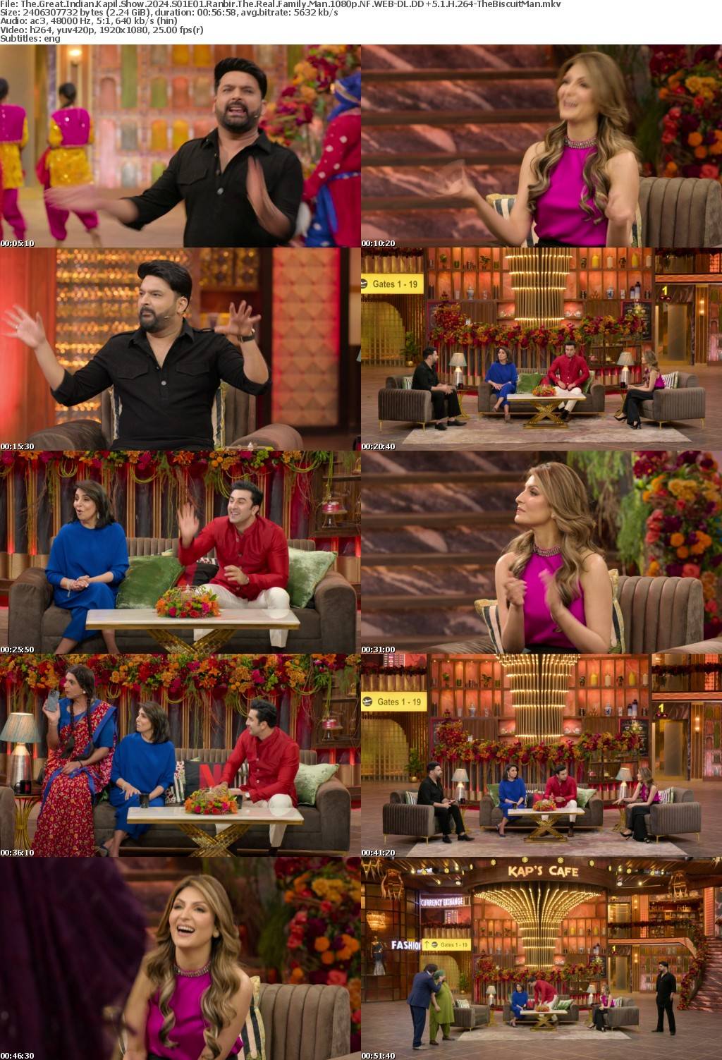 The Great Indian Kapil Show 2024 S01E01 Ranbir The Real Family Man 1080p NF WEB-DL DD+5 1 H 264-TheBiscuitMan
