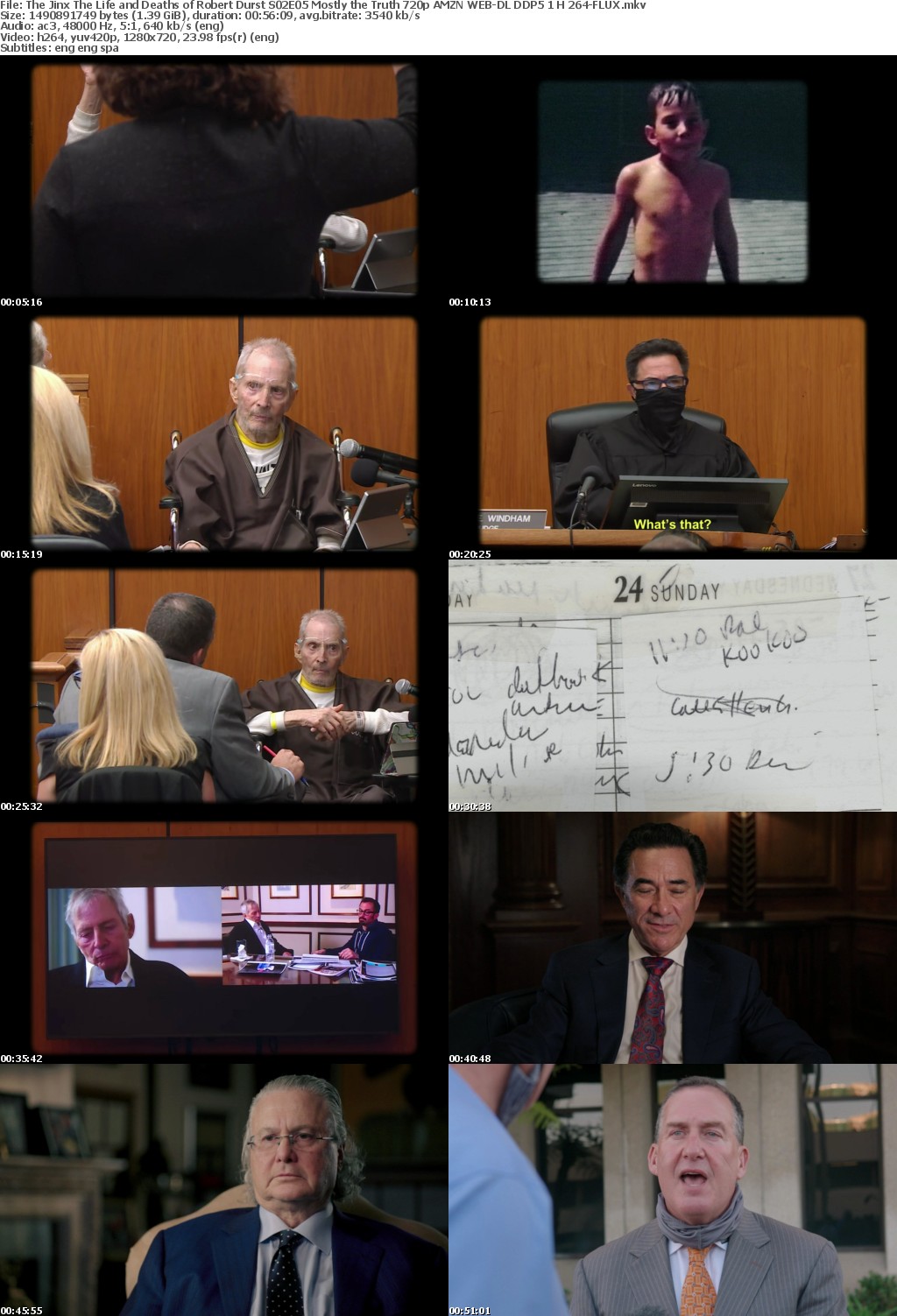 The Jinx The Life and Deaths of Robert Durst S02E05 Mostly the Truth 720p AMZN WEB-DL DDP5 1 H 264-FLUX